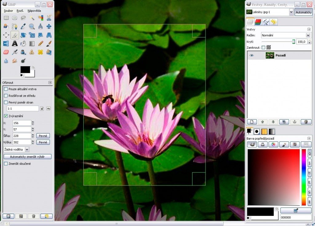 The image showcases a screenshot of GIMP
