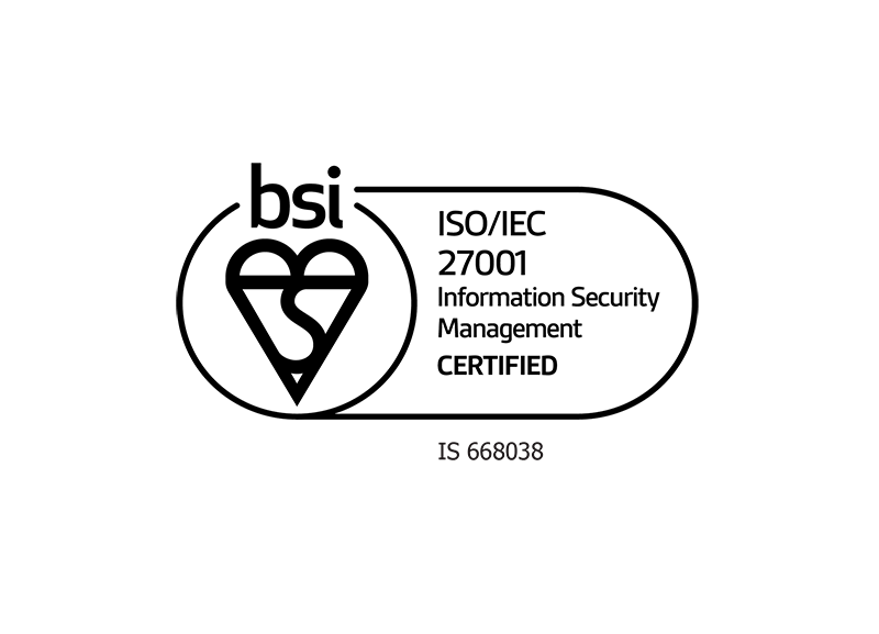 Vyond video animation tool - ISO 27001 certification badge