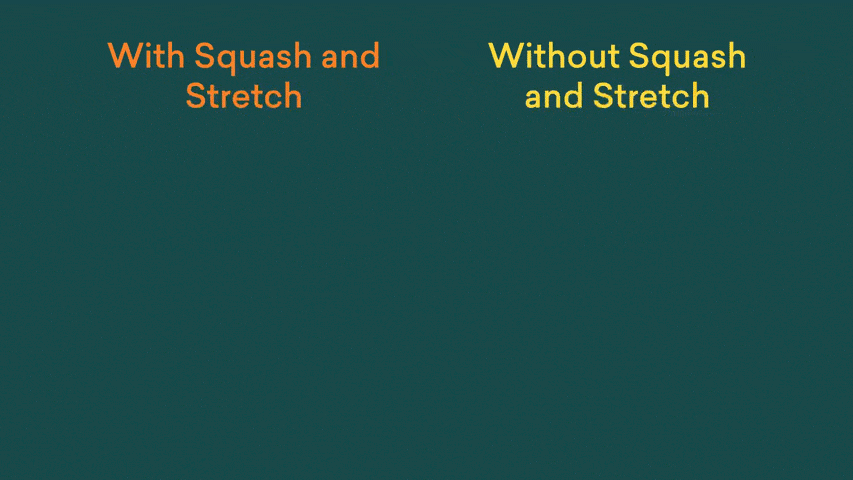 Example of squash and stretch