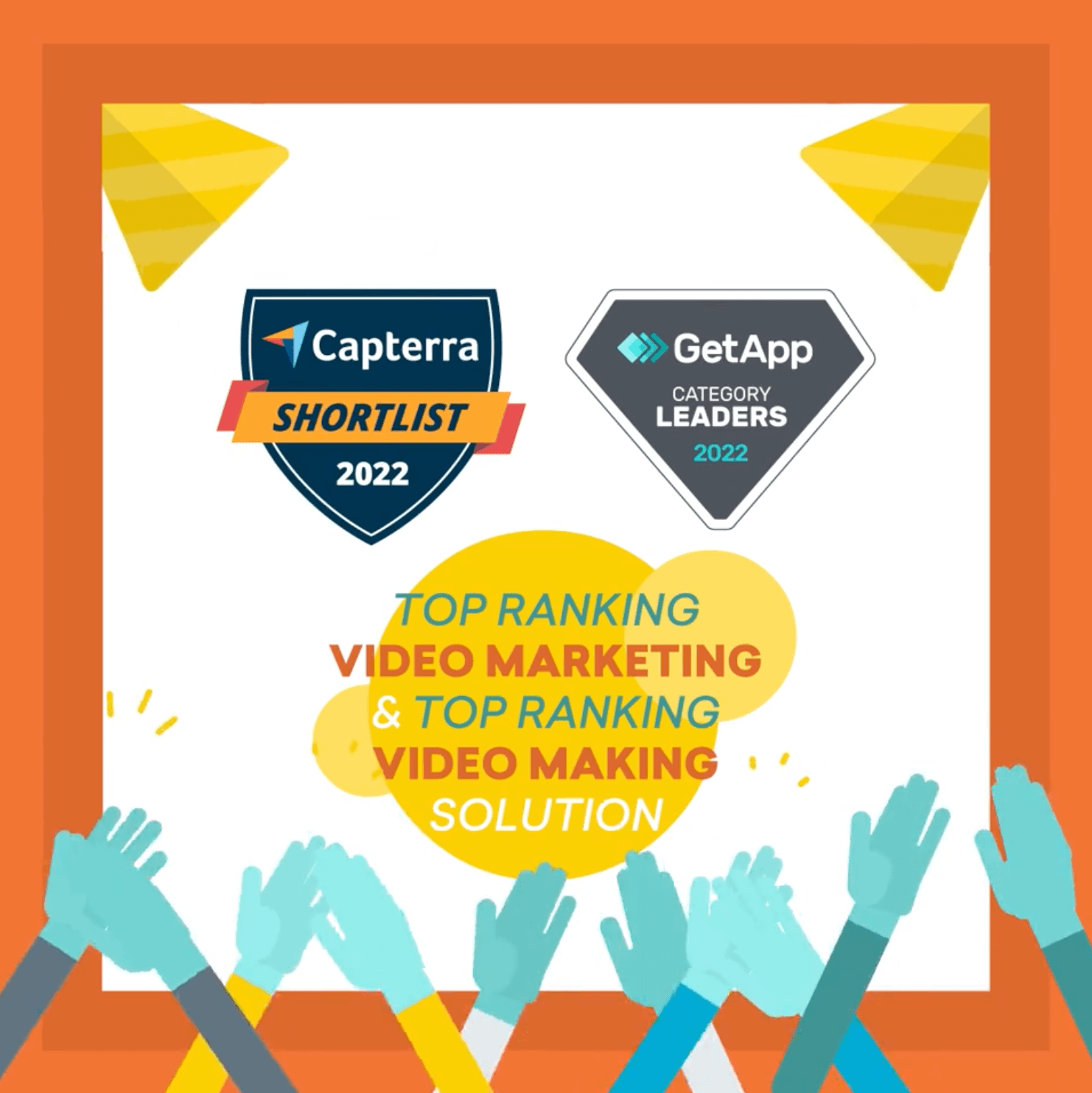 Vyond is named a video leader by Capterra and GetApp