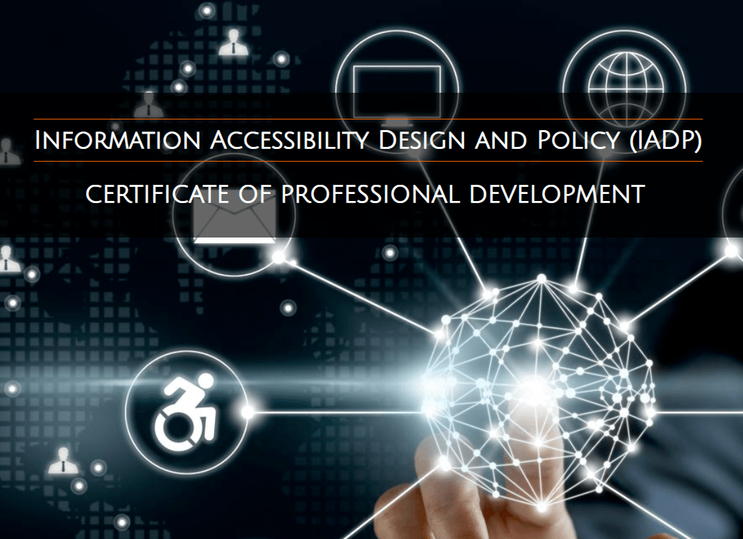 banner image for the IADP (University of Illinois' information accessibility design and policy)