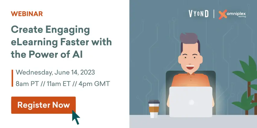 Image for Live Webinar: Create Engaging eLearning Faster with the Power of AI