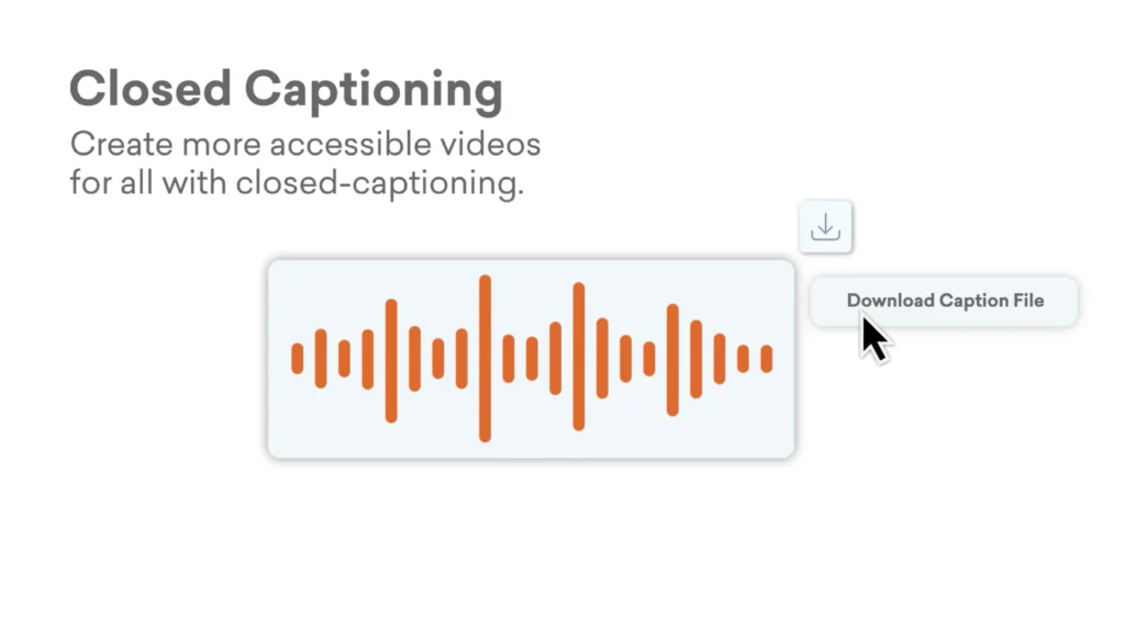 Vyond Spring 2023 release: closed captioning