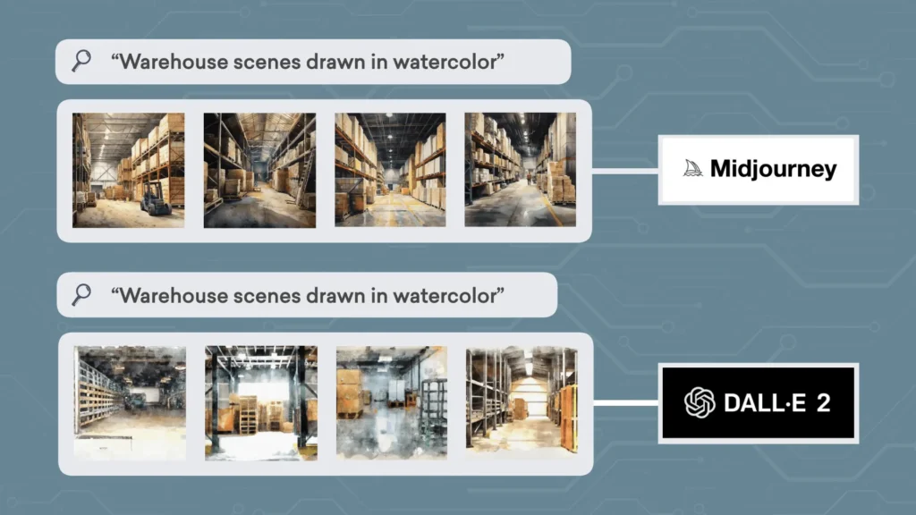 The image showcases what AI Image generator tools can create from a prompt