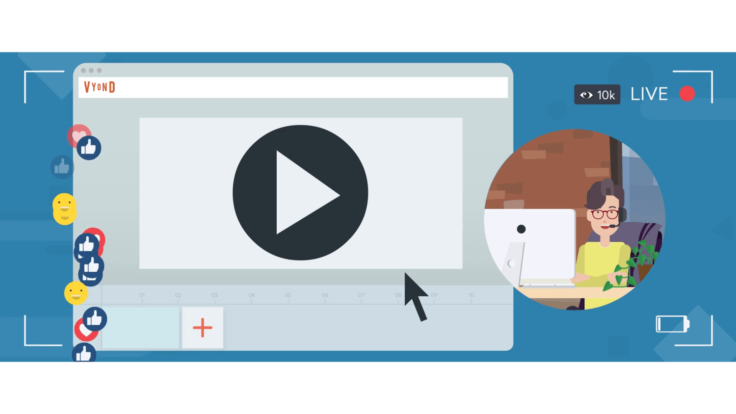 Example of video marketing for brand visibility