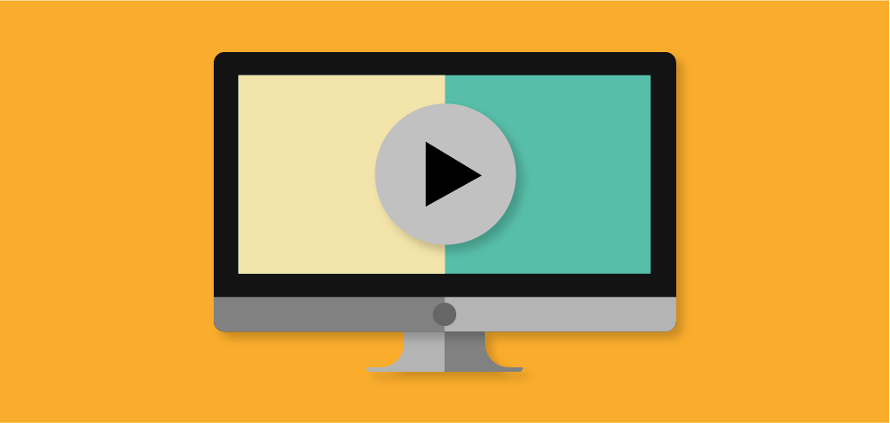Banner image for resource post "7 Reasons Why You Should Use Animated Video". The image showcases a yellow background and a computer screen.