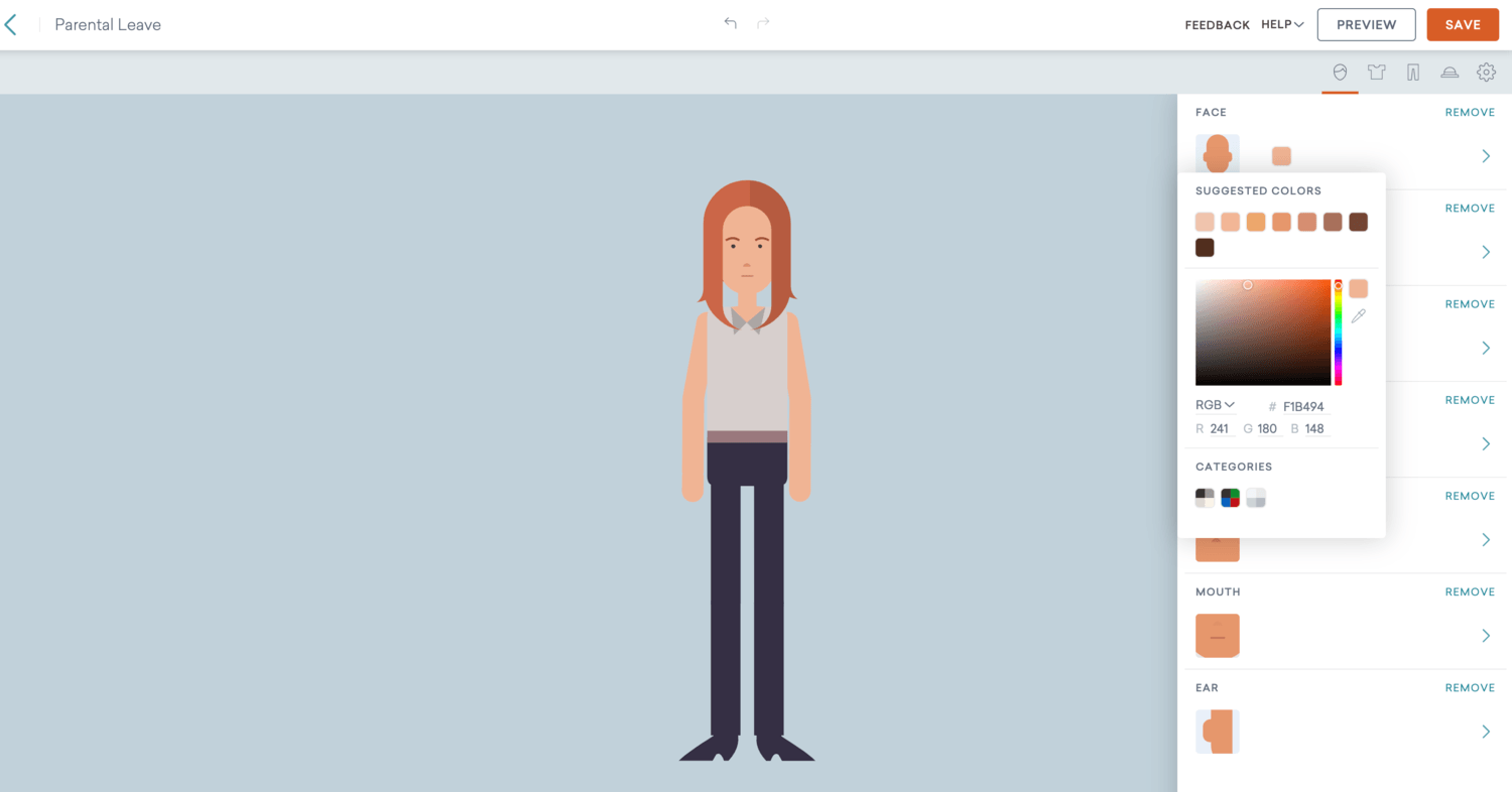 character creator in vyond studio