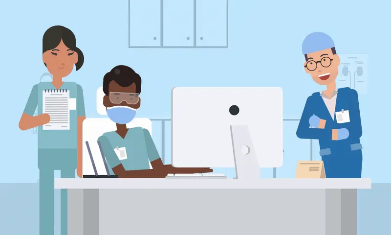 Healthcare case study approach animated image