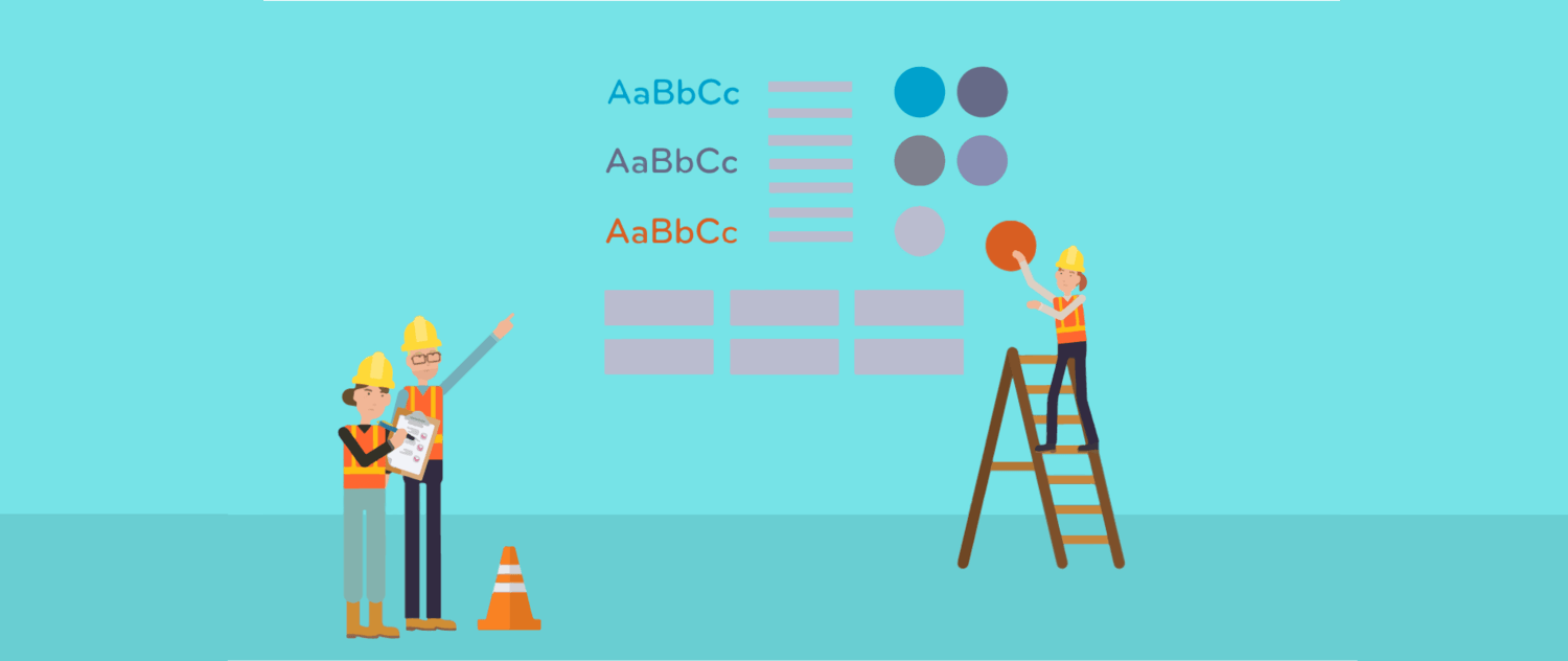Banner image of construction workers "building" a brand