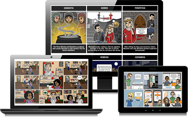 StoryboardThat screens