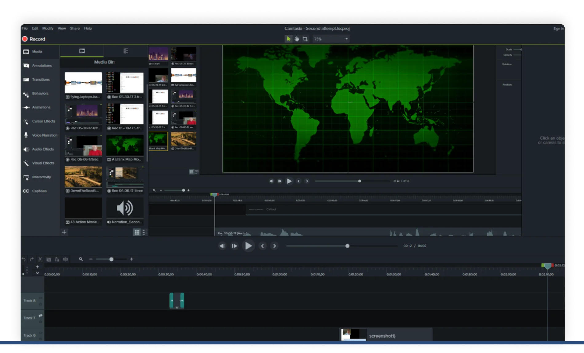 Camtasia video training software image