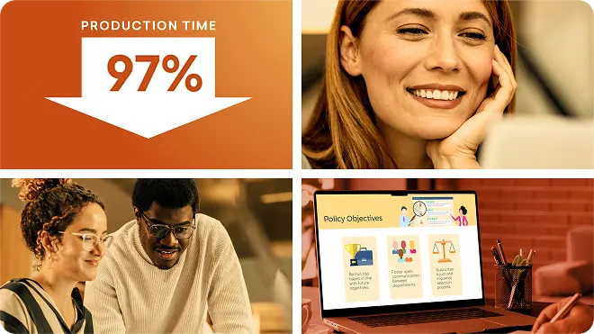 Vyond Reduces Production Time by 97%