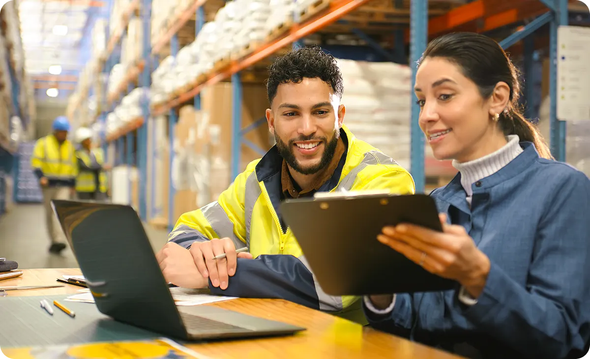 Amazon worker using Vyond